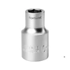 Kép 1/2 - FORTUM dugófej, 1/2", 10mm, 61CrV5, mattkróm,  38mm hosszú FORTUM
