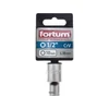 Kép 2/2 - FORTUM dugófej, 1/2", 10mm, 61CrV5, mattkróm,  38mm hosszú FORTUM