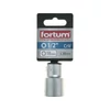 Kép 2/2 - FORTUM dugófej, 1/2", 18mm, 61CrV5, mattkróm,  38mm hosszú FORTUM