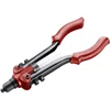 Kép 1/4 - FORTUM popszegecshúzó fogó, kétkaros,ALU,réz,acél, INOX szegecsekhez;2,4-3,2-4,0-4,8-6,4mm, 330mm, CrVMo fej, szegecsvég gyűjtő
