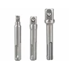 Kép 1/2 - Extol Prémium dugókulcs adapter készlet 3db-os; 1/4" - 3/8" - 1/2", befogás: SDS Plus