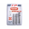 Kép 2/2 - Extol Prémium dugókulcs adapter készlet 3db-os; 1/4" - 3/8" - 1/2", befogás: SDS Plus bliszterben