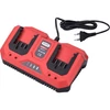Kép 1/2 - Extol Prémium akkutöltő dupla, Garden20V, 20V, 2×2,4 A a 8895780 akkuhoz (8895791)