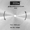 Kép 3/3 - 1865 Güde Fűrészlap HM 700/30 1846,1840-hez, 700x30xT42