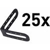 Kép 1/5 - Sarok profil szintezőhöz, 25 db