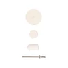 Kép 3/5 - Extol mini polírozó klt. 3,2 mm befogás, 120 db, 3 féle fejforma, gyapjú filc