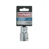 Kép 2/2 - FORTUM dugófej, 1/2", 21mm, 61CrV5, mattkróm,  38mm hosszú 