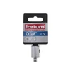 Kép 2/2 - FORTUM adapter hosszabbító szárhoz, 61CrV5; külső befogás: 3/8", 1/2" belső lyukkal FORTUM