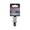 Kép 2/2 - FORTUM adapter hosszabbító szárhoz, 61CrV5; külső befogás: 1/2", 3/8" belső lyukkal FORTUM