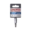 Kép 2/2 - FORTUM bitdugófej, torx, 1/4", 61CrV5/S2, mattkróm; T30