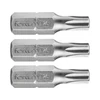 Kép 1/2 - Fortum behajtóhegy TORX, 3 db, S2 acél; T25×25mm, bliszteren