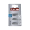 Kép 2/2 - Fortum behajtóhegy TORX, 3 db, S2 acél; T30×25mm, bliszteren
