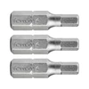 Kép 1/2 - Fortum behajtóhegy HEX, 3 db, S2 acél; H 4×25mm, bliszteren