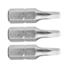 Kép 1/2 - Fortum behajtóhegy négyszög, 3 db, S2 acél; SQ 1×25mm, bliszteren