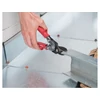 Kép 2/3 - FORTUM lemezvágó olló jobb+egyenes vágáshoz, 255mm, CrMoV, áttételes, HRC 60-62, Tüv/GS, DIN 6438 FORTUM