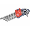 Kép 1/2 - Extol Prémium torx kulcs klt., CV. ; 9db, lyukas, T10,15,20,25,27,30,40,45,50, bliszteren