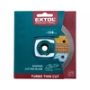 Kép 2/2 - Extol Industrial gyémántvágó, ipari korong, TURBO, extra vékony vágás: 1,2mm vastagság; 115×22,2mm, száraz és vizes vágásra