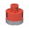 Kép 1/3 - Extol Prémium körkivágó csempére, gyémánt vágóél; 60mm × M14, sarokcsiszolóba fogható