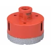 Kép 1/3 - Extol Prémium körkivágó csempére, gyémánt vágóél; 75mm × M14, sarokcsiszolóba fogható