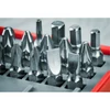 Kép 2/2 - Extol Prémium behajtó klt. 33 db Cr.V., lapos:3-6mm, PH1-3, PZ1-3, HEX 1,5-6mm, TTa 10-40,  övre akasztható műanyag tartóban