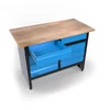 Kép 2/5 - GÜDE GW 8S Eco Line munkapad – 1200×600 mm gumifa munkalappal, 8 fiókkal