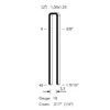 Kép 2/2 - 40253 Güde kapocs 5,7x13 mm 2500 db