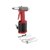 Kép 1/3 - Extol Prémium pneumatikus popszegecshúzó; ALU, réz, acél, INOX szegecsekhez, 2,4-3,2-4,0-4,8 mm