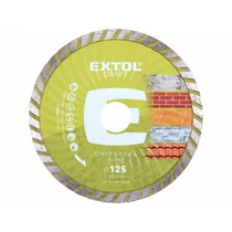 Extol gyémántvágó TURBO; 125×2,4×22,2mm, max.12.200 ford/perc