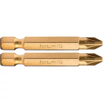 Fortum behajtóhegy PZ, 2 db, S2 acél, Titanium bevonat; PZ 1×50mm (4741381)