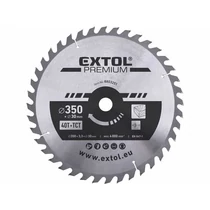 Extol Prémium körfűrészlap, keményfémlapkás 350x30, T40 (8803251)