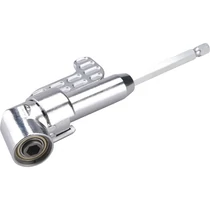 Extol hosszabbító szár BIT-ekhez, L-alakú (105°) 1/4"×140 mm; mágneses (sarokcsavarozó adapter)