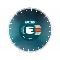 Extol Industrial gyémántvágó BETON-ra, ipari korong, szegmenses; 350×25,4 mm, száraz vágásra