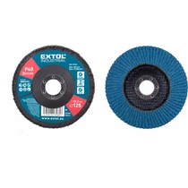 Extol Industrial lamellás csiszoló 125 mm, P40 INOX, ALU munkadarabokhoz