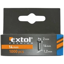 Extol Prémium szeg fejjel profi tűzőgéphez 1000db ; 14 mm (2,0×1,2mm)