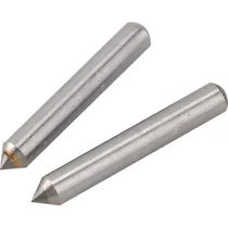 Tartalék gravírozó fej, 2 db, a 404130 mini gravírozó géphez; volfrám-karbid (vídia), 3,1×21 mm