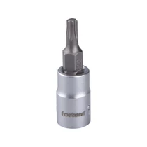 Fortum bitdugófej, torx, 1/4", 61CrV5/S2, mattkróm; T20