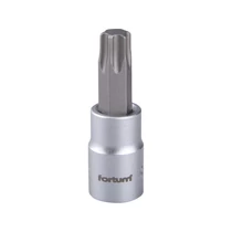 Fortum bitdugófej, torx, 1/4", 61CrV5/S2, mattkróm; T40