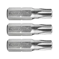 Fortum behajtóhegy TORX, 3 db, S2 acél; T 30×25mm, bliszteren