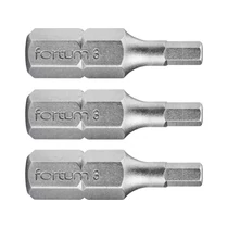 Fortum behajtóhegy HEX, 3 db, S2 acél; H 3×25mm, bliszteren