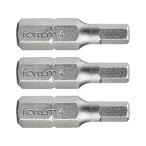 Fortum behajtóhegy HEX, 3 db, S2 acél; H 4×25mm, bliszteren