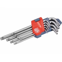 Extol Prémium torx kulcs klt., CV. ; 9db, lyukas, T10,15,20,25,27,30,40,45,50, bliszteren
