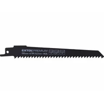 Extol Prémium szablyafűrészlap klt., 3db, Bosch befogás, 150 mm, 6T, HCS, fához, tiszta vágás