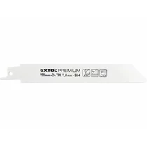 Extol Prémium szablyafűrészlap klt., 3db, Bosch befogás, 150 mm, 24T, Bimetal, fém anyagokhoz, tiszta vágás