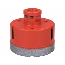 Extol Prémium körkivágó csempére, gyémánt vágóél; 68mm × M14, sarokcsiszolóba fogható