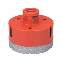 Extol Prémium körkivágó csempére, gyémánt vágóél; 75mm × M14, sarokcsiszolóba fogható