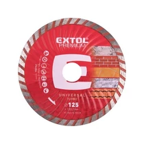 Extol Prémium gyémántvágó TURBO gránit/kerámia; 125×22,2mm, max.12.250 ford/perc