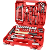 Extol Prémium szerszám és dugókulcs klt., 55 db; 1/2