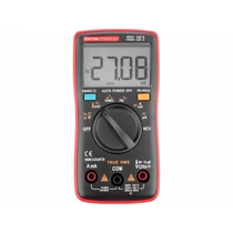 Extol Prémium digitális multiméter; Amper/Volt/Ohm mérő, True RMS, hangjelző funkcióval, CE, 2 db 1,5V AA elem
