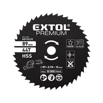 Extol Prémium HSS körfűrészlap, 89 mm, 24T a 8893022 mini körfűrészhez