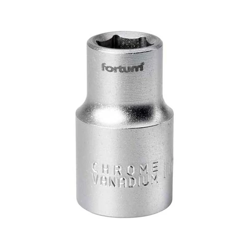 FORTUM dugófej, 1/2", 11 mm, 61CrV5, mattkróm,  38 mm hosszú